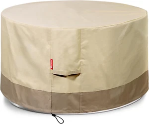 Sheechung Fire Pit Cover round 44" D X 24" H Waterproof 600D Heavy Duty Patio Ga - Picture 1 of 12