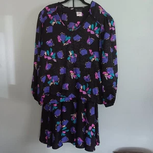 Gonna e top Diane Fres due pezzi vintage 100% seta - Foto 1 di 8