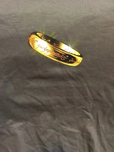 Lord of the Rings Fellowship of the Ring movie 2001 Promotional t-shirt Large - Picture 1 of 5