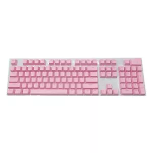104 per Key Doubleshot Rosso-Nero PBT Tappi Tastiera Retroilluminati per Cherry MX Gaming - Foto 1 di 11