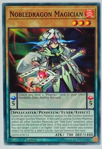 Yugioh Nobledragon Magician LEDD-ENC11 Common 1st Edition - Picture 1 of 1