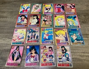 1994 Graffiti Bandai Sailor Moon Carddass TEIL 5 x 38 Teile normales Kartenset - Bild 1 von 4