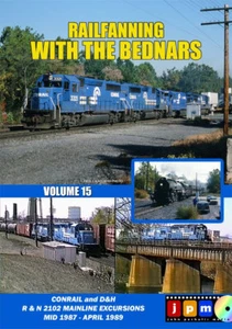 Railfanning with the Bednars Volume 15 DVD Conrail Delaware & Hudson Pechulis - Imagen 1 de 1