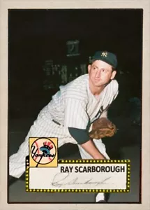 Ray Scarborough - New York Yankees - 1952 Style Custom Card - Picture 1 of 2