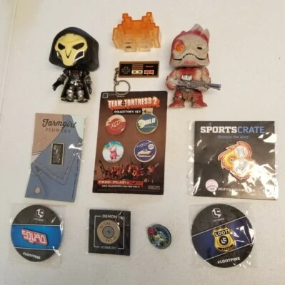 Lote de prendedores y figuras Lootcrate/Funko/Misc **MIRA TODAS LAS FOTOS** Foto 1 de 4