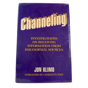Channeling By Jon Klimo Hardcover First Edition 1987 Paranormal Investigations E - Imagen 1 de 4