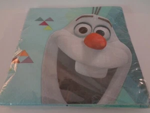 DISNEY OLAF 1 CONFEZIONE PRANZO TOVAGLIOLI GRANDI 16ct, 2 PLY MADE IN USA NUOVI - Foto 1 di 1