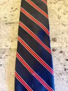 Vintage Polo designer Ralph Lauren Striped Mens Neck Tie - Picture 1 of 6