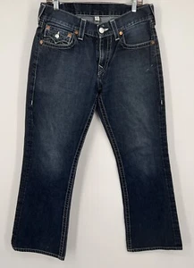 Pantalones de mezclilla vintage True Religion azules para hombre talla 32 con solapa cortada - Imagen 1 de 13