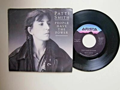 Patti Smith-People Have The Power-Arista AS1 9689 w/PS 45 rpm 1988 - Image 1 of 4