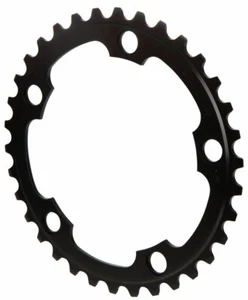 Shimano R565 Chainring - 34t, 110 BCD, 5-Bolt, 10-Speed, Black - Picture 1 of 1