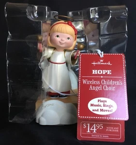 HALLMARK Wireless Children's Angel Choir HOPE ONLY Comes in molded plastic NWT - Picture 1 of 6