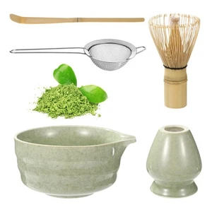 Juego de batidor Matcha de 5 piezas - Kit completo de cuenco y herramientas de cerámica - Imagen 1 de 5