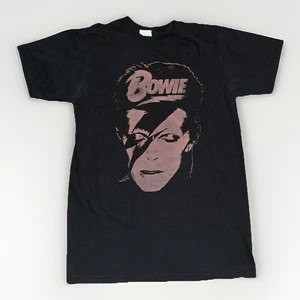 Camiseta David Bowie Aladdin Sane Gráfica Negra Mediana 17x26 Estilo Vintage Rock - Imagen 1 de 3