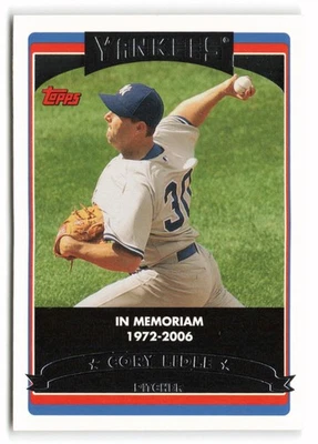 2006 Topps Updates & Highlights #UH73 Cory Lidle New York Yankees - Image 1 of 2