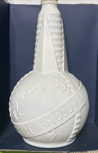 Botella de vidrio de leche de la Feria Mundial de Nueva York 1939 - Imagen 1 de 6