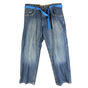 Southpole Premium Baggy Wide Leg Hip Hop Loose Y2K Denim Jeans Pants Mens 38 EUC - Picture 1 of 13