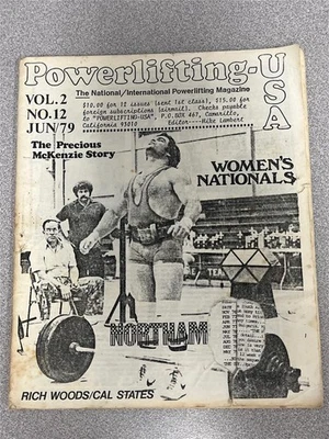 POWERLIFTING USA bodybuilding muscle magazine RICH WOODS 6-79 Foto 1 de 4