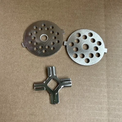 KitchenAid Food Meat Grinder 2 Grinding Plates & 1 Blade NEW - Image 1 of 2