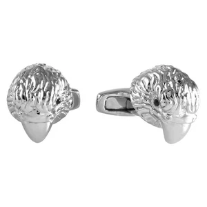 Picasso and Co Rhodium Plated Falcon Cufflinks - Bild 1 von 3
