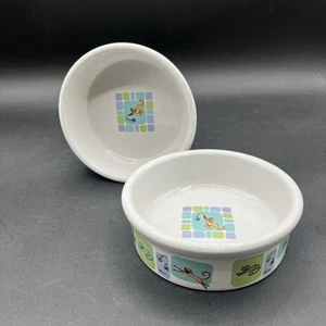 Signature Housewares Tiny Cat Pet Bowl Dish 4 7/8” X 1 1/2” - Picture 1 of 12