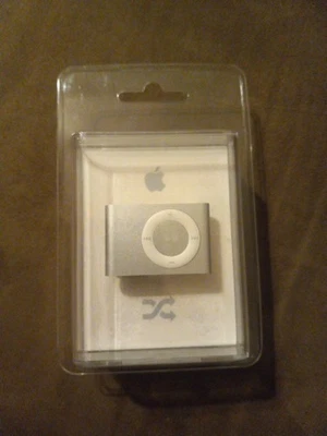 Apple iPod Shuffle 2nd Generation 1GB Silver Brand New Sealed Model A1304  - Image 1 of 2