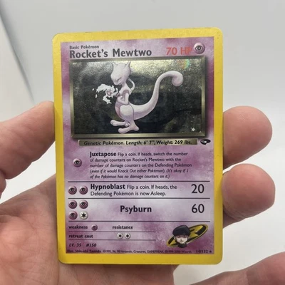 Pokémon - TCG - Rockets Mewtwo - Gym Challenge - 14/132 - MP/HP - VINTAGE - Image 1 of 4