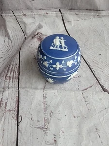 Wedgwood Jasperware Deckeldose Schmuckschale - Bild 1 von 10