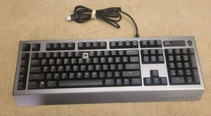 Alienware AW768 Wired RGB Gaming Keyboard Black & Silver USB - Missing Keycap - Picture 1 of 10