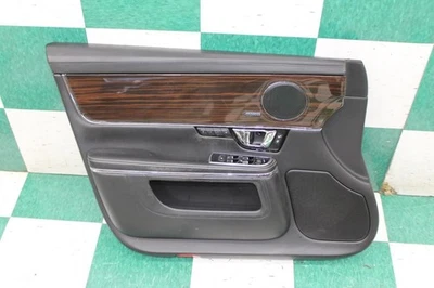 10-19 Jaguar XJ Black Woodgrain Front Driver Side Left Interior Door Trim Panel Foto 1 de 4