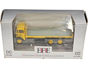 Mint Boxed EFE 1:76 AEC Mammoth Major Flatbed Lorry 'Blue Circle Cement' 10702 - Picture 1 of 6
