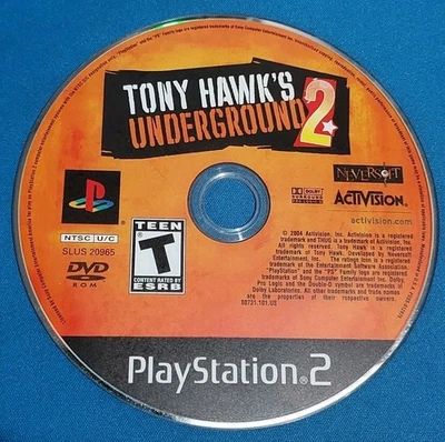 PS2: Tony Hawk's Underground 2 (Sony PlayStation 2, 2004) BL Disc Only Tested - Image 1 of 2