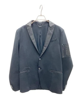 Chaqueta DIESEL Cuero Combinación Sastre Azul Marino Foto 1 de 4