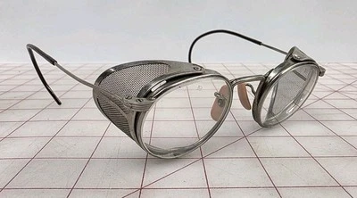 American Optical FUL-VUE Silver Side Shield Eyeglasses Excellent Condition  - Image 1 of 4