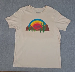 Camisa de Restaurante Chili's Bar & Grill Adulto XL Beige Southwestern Camiseta Puesta de Sol - Imagen 1 de 6