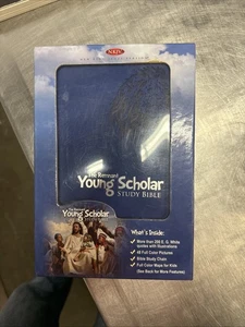 The Remnant Young Scholar Study Bible Illustrated NKJV Blue 2011 EG White - Picture 1 of 5