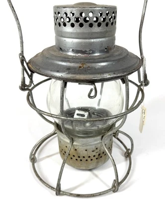 Antique Handlan NYCS New York Central System #6 Clear Globe Railroad RR Lantern - Image 1 of 4
