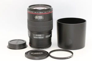 [NEAR MINT] Canon EF 100mm f/2.8 L IS USM Macro AF Telephoto Lens From JAPAN - Picture 1 of 12