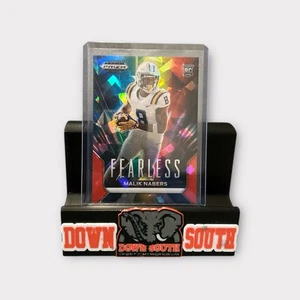 Prizm Draft Picks 2024 - Malik Nabers - Fearless Red Cracked Ice #F-MN Giants - Foto 1 di 2