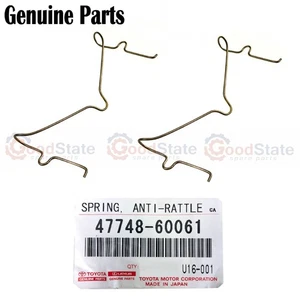 Genuine Toyota LandCruiser HDJ100 FZJ105 Front Brake Anti Rattle Spring Clip x2 - Picture 1 of 3