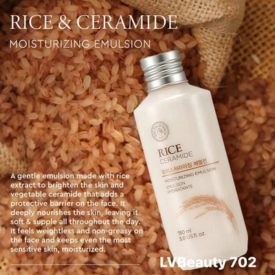 [THE FACE SHOP] Emulsión hidratante de arroz y ceramida 150 ml vendedor de Estados Unidos Foto 1 de 4