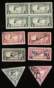 AUSTRIA, 1916-1919, MI. 217.218.219 (BLOQUE), 220, 252.253- USADO Y COMO NUEVO - Imagen 1 de 2