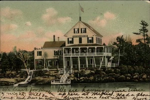 Bath,ME Meadows Inn 1906 Sagadahoc County Maine Postcard - Picture 1 of 2