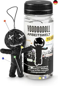 Voodoo Doll Puppe Voodoopuppe Voodoodoll Geschenk Arbeitskollege witziges - Bild 1 von 7