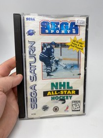 NHL All-Star Hockey (Sega Saturn, 1995) CIB Complete Authentic Tested
