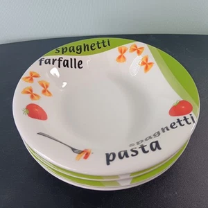 Set Of 4 Quadrifoglio 8 1/2" Spaghetti/Pasta Bowls (Made in Italy) - Picture 1 of 10
