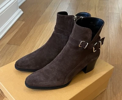 Botines TOD’S Marrón Gamuza Cuero Talla 38 Foto 1 de 4
