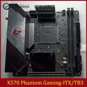 FOR ASROCK X570 Phantom Gaming-ITX/TB3 AMD AM4 DDR4*2 64GB Mini-ITX Motherboard - Picture 1 of 4