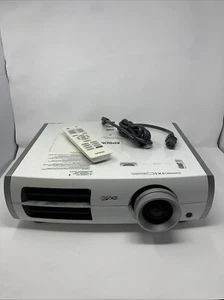 Epson PowerLite Home Cinema 8100 1080P Projector 1800 Lumens Power Cable Remote - Picture 1 of 9