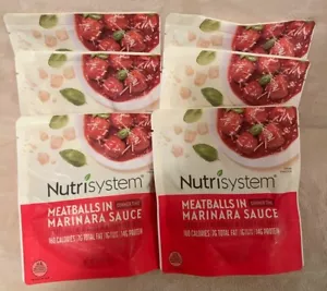 💕6 FRESH Nutrisystem DINNER Meatballs In Marinara Sauce Best By: May 29, 2025 - Picture 1 of 2